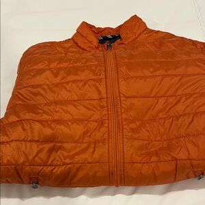 Brooks Vibrant Orange Puffer Jacket